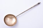 spoon, silver, salad or honey spoon, 84 standard, 68.35 g, engraving, 19.5 cm, 1908-1917, Russia...