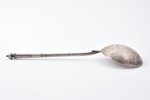 spoon, silver, salad or honey spoon, 84 standard, 68.35 g, engraving, 19.5 cm, 1908-1917, Russia...