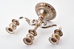 candlestick, silver, 875 standard, 488.60 g, h 24.5 cm, the 20-30ties of 20th cent., Latvia, insigni...