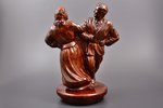 figurine, Dance, ceramics, Riga (Latvia), sculpture's work, the 1st half of the 20th cent., h 27.5 c...