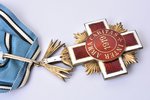 order, The Order of the Estonian Red Cross, with tailcoat badge and miniature ribbon, 3rd class, Est...