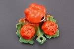 spicery dish, Paprika, porcelain, M.S. Kuznetsov manufactory, Riga (Latvia), 1934-1936, base 11 x 12...