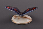 figurine, Butterfly, porcelain, Riga (Latvia), USSR, Riga porcelain factory, the 50ies of 20th cent....
