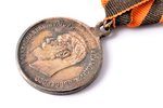 medal, For bravery (depicting  Nicholas II), 4th class, silver, Russia, 35.7 / Ø 28.8 mm, ~11 g...