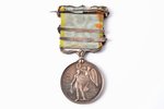 medal, Crimean campaign, silver, Great Britain, 1854, Ø 36 mm, two bars for Traktir, Sevastopol. The...