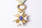 the Order of Three Stars, 5th class, silver, 875 standard, Latvia, 20-30ies of 20th cent., "Vilhelms...
