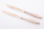 pair of miniature knives, silver, 830 standard, total weight of items 40.10 g, 14.3 cm, 1902, Helsin...