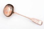 ladle, silver, 84 standard, 249.6 g, 29 cm, Ivan Khlebnikov factory, 1878, Moscow, Russia...