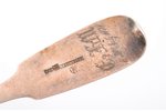 ladle, silver, 84 standard, 249.6 g, 29 cm, Ivan Khlebnikov factory, 1878, Moscow, Russia...