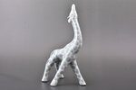 figurine, Giraffe, porcelain, Riga (Latvia), USSR, Riga porcelain factory, the 60ies of 20th cent.,...