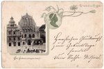 postcard, Riga, House of the Blackheads, Latvia, Russia, beginning of 20th cent., 14.2х9.4 cm...