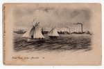 postcard, Riga, Daugava embankment, Latvia, Russia, beginning of 20th cent., 14х8.8 cm...