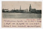 postcard, Riga, Daugava embankment, Latvia, Russia, beginning of 20th cent., 13.6х8.8 cm...