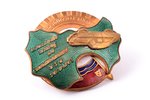 badge, Excellent driver, Latvian Ministry of Road Transport and Highways, Latvia, USSR, 32 x 34 mm...