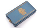 case, for the Order of Three Stars (4th/5th class), Latvia, 20ies of 20th cent., 14.3 x 8 x 3 cm...