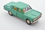 car model, GAZ 24 Volga Nr. A14, interior made of carbon, metal, USSR, 1982...