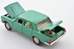 car model, GAZ 24 Volga Nr. A14, interior made of carbon, metal, USSR, 1982...