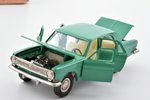 car model, GAZ 24 Volga Nr. A14, interior made of carbon, metal, USSR, 1982...