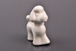 figurine, Poodle, porcelain, Riga (Latvia), USSR, Riga porcelain factory, the 80-90ies of 20th cent....