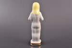 figurine, Girl with flowers, porcelain, Riga (Latvia), USSR, Riga porcelain factory, molder - Vera V...
