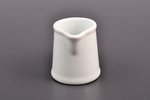 cream jug, porcelain, M.S. Kuznetsov manufactory, Riga (Latvia), 1937-1940, h 6.2 cm, second grade...