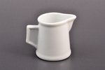 cream jug, porcelain, M.S. Kuznetsov manufactory, Riga (Latvia), 1937-1940, h 6.2 cm, second grade...