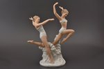 figurine, Dancers in the waves, porcelain, bisque, Germany, Wallendorf, Schaubach Kunst, the 2nd hal...