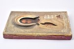 icon, Jesus Christ Pantocrator; matching icon case is available saparately (lot number 88962), board...