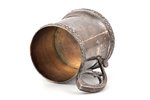 tea glass-holder, silver, In memory of 10 years of work, 875 standard, 177.55 g, engraving, h (with...