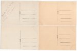 photography, 4 pcs., Latvia, 20-30ties of 20th cent., 14х9 cm...