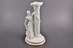 figurine-candlestick - Juliet (from the series "Romeo and Juliet"), porcelain, bisque, 1986, h 24.3...