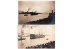 photography, 2 pcs., Ventspils (Windau), Latvia, Russia, beginning of 20th cent., 13.8х8.8 cm...