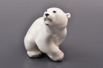 figurine, Polar Bear, USSR, LFZ - Lomonosov porcelain factory, molder - B.Y. Vorobyev, the 50-60ies...