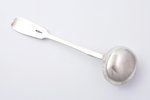spoon sauce, silver, 84 standard, 122.45 g, 21.5 cm, Nasedkin Alexey, 1888, St. Petersburg, Russia...