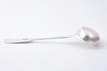 spoon sauce, silver, 84 standard, 122.45 g, 21.5 cm, Nasedkin Alexey, 1888, St. Petersburg, Russia...