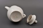 coffeepot, of coffee set "Tauta", porcelain, Rīga porcelain factory, shape by Jēkabs Bīne, Riga (Lat...