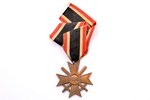 badge, War Merit Cross with swords, Third Reich, 2nd class, Germany, 1939, 48.9 x 48.5 mm...