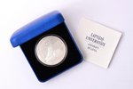 1 lat, 2009, University of Latvia, silver, 925 standard, Latvia, 31.47 g, Ø 38.61 mm, Proof...