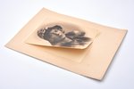 actress portfolio in leather folder, 15 photos (size of paper sheets 38 x 26.8 cm), Latvia, 1932-193...