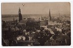 photography, Old Riga view, Latvia, Russia, beginning of 20th cent., 13.8х8.8 cm...