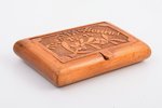 cigarette tin, in memory of the First World War, wood, Russia, the beginning of the 20th cent., 8.2...