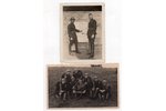 photography, 2 pcs., Latvian Army, Aviation regiment, Latvia, 20-30ties of 20th cent., 13.5х8.5  11х...