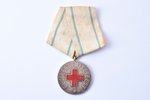 medal, Estonian Red Cross, Elu Peastmise EEst, For saving life, silver, Estonia, 20-30ies of 20th ce...