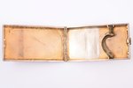 cigar case, silver, 875 standard, 67.2 g, engraving, 5.6 x 10 x 0.8 cm, the 30ties of 20th cent., Po...
