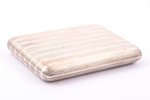 cigarette case, silver, 84 standard, 189.35 g, gilding, 10.2 x 7.5 x 1.6 cm, 1908-1917, St. Petersbu...