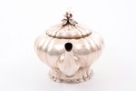 teapot, silver, 84 standard, 765.85 g, gilding, h 14 cm, by Nordberg Joseph, 1839, St. Petersburg, R...