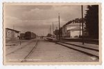 photography, railway station, Skrīveri, Latvia, 20-30ties of 20th cent., 13.5х8.5 cm...