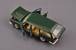 car model, GAZ 24 02 Volga Nr. A13, interior made of carbon, metal, USSR, 1983...