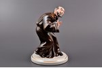 figurine, A Clerk, porcelain, Riga (Latvia), USSR, Riga porcelain factory, molder - Leon Tomoshitsky...