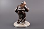figurine, A Clerk, porcelain, Riga (Latvia), USSR, Riga porcelain factory, molder - Leon Tomoshitsky...